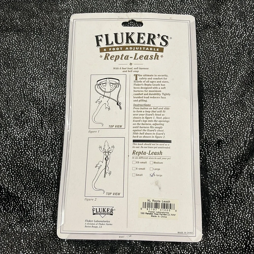 New Fluker’s 6 Foot Adjustable Repta-Leash XL
